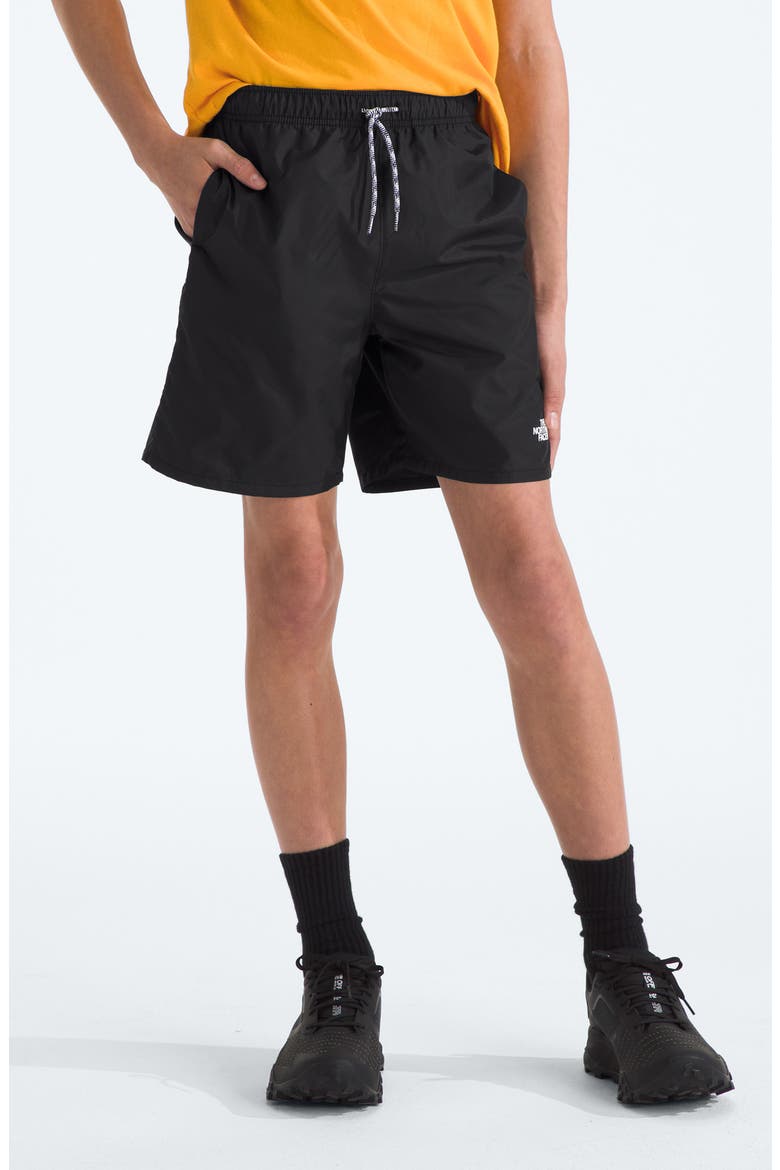Kids' Never Stop Woven Shorts, Alternate, color, TNF BLACK