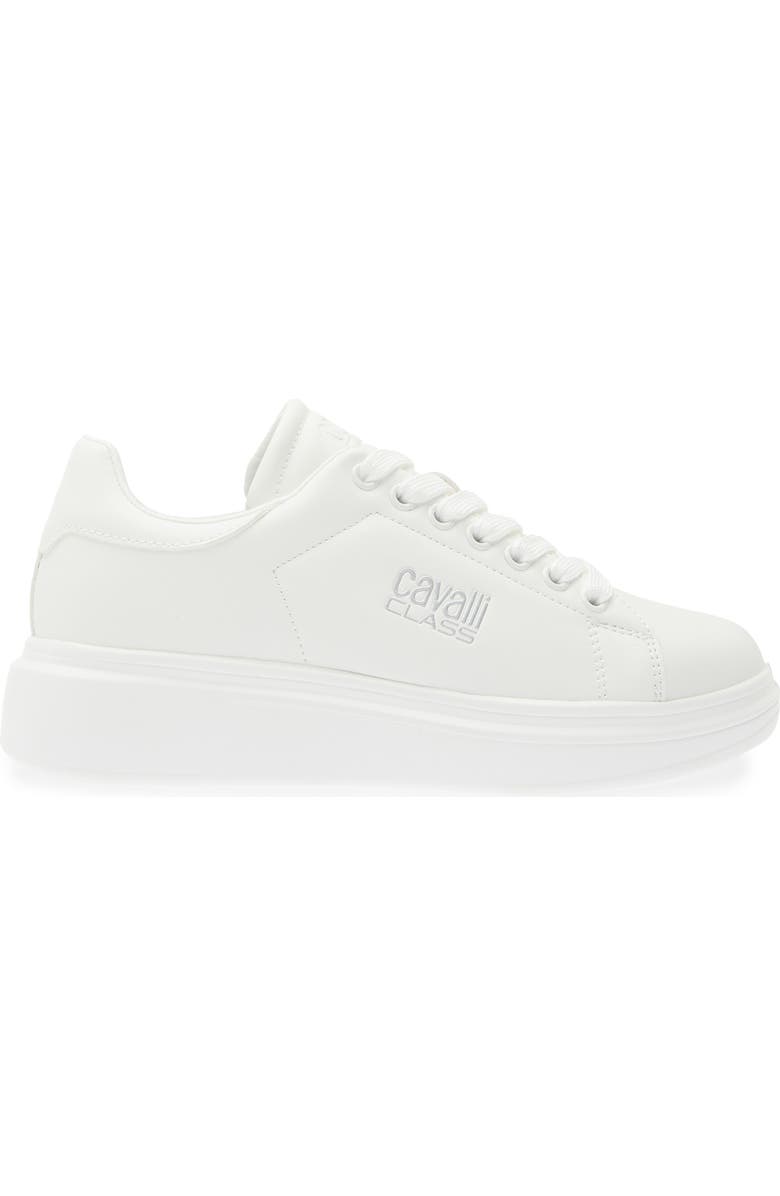 Roberto Cavalli Low Top Sneaker, Alternate, color, White