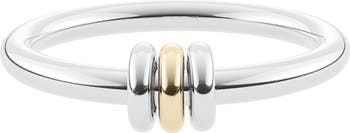 Sirius Mixed Metal Linked Ring