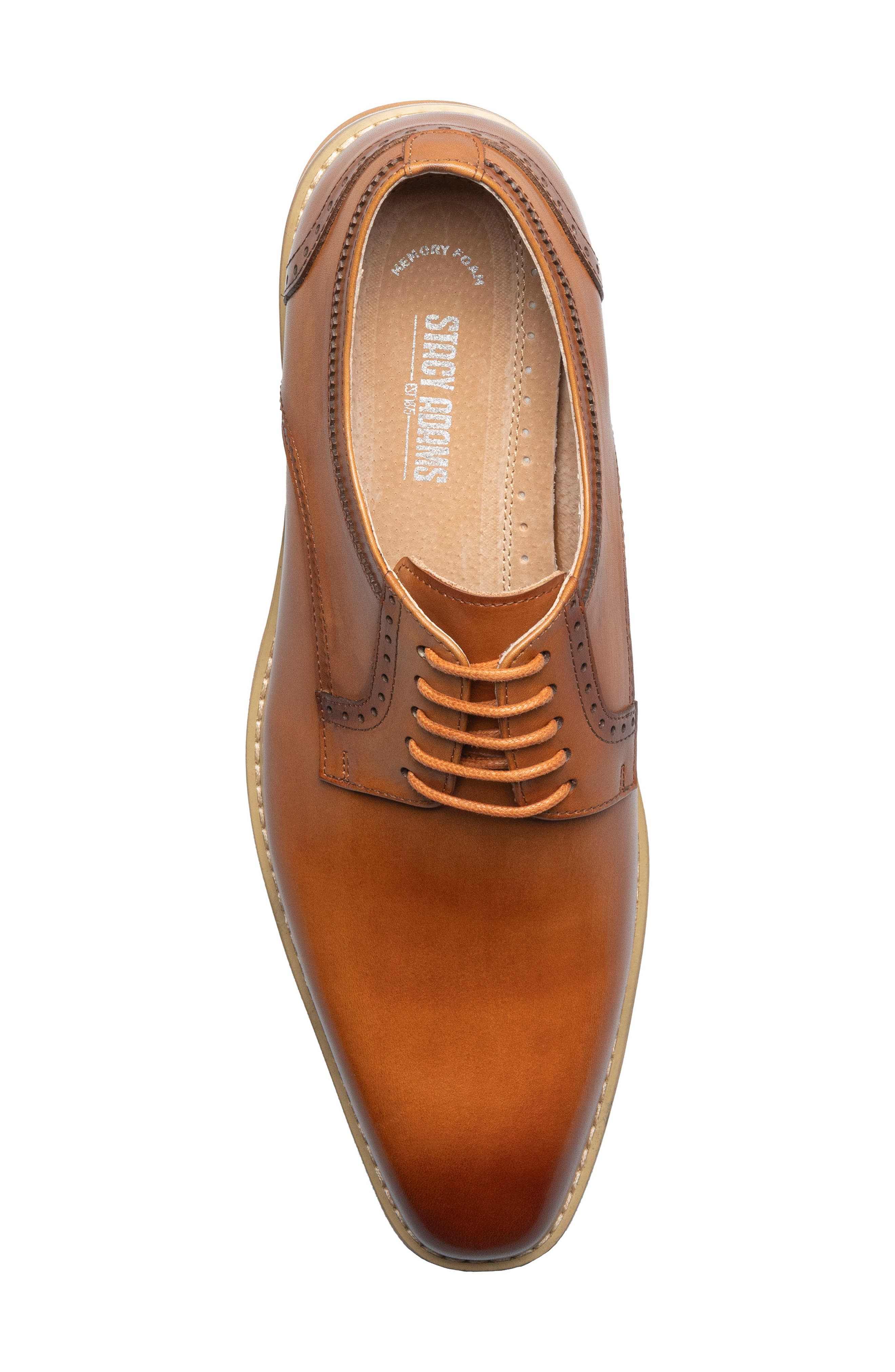 Stacy Adams Barringer Derby, Alternate, color, Tan