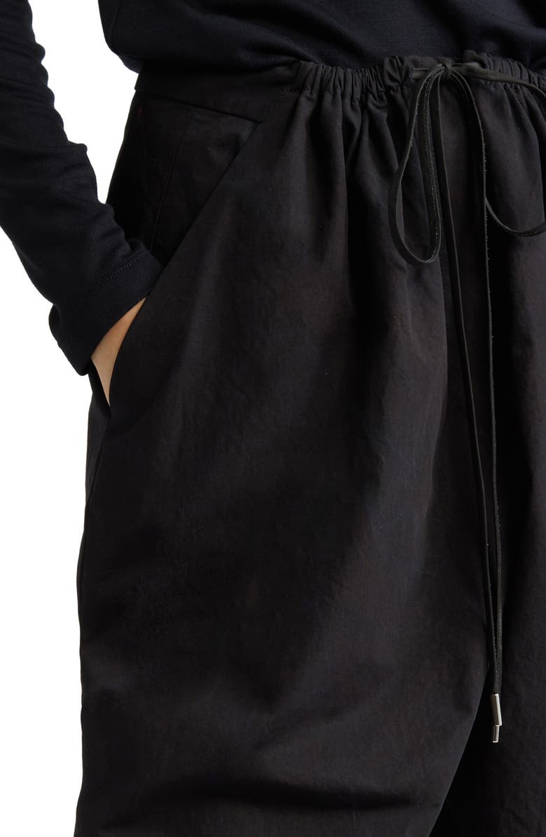 PARTOW Niles Carrot Leg Cotton Pants, Alternate, color, Black