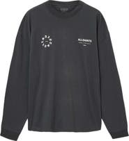 AllSaints Kindred Long Sleeve Graphic T-Shirt