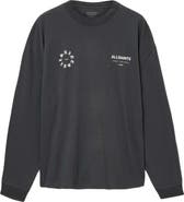 AllSaints Kindred Long Sleeve Graphic T-Shirt