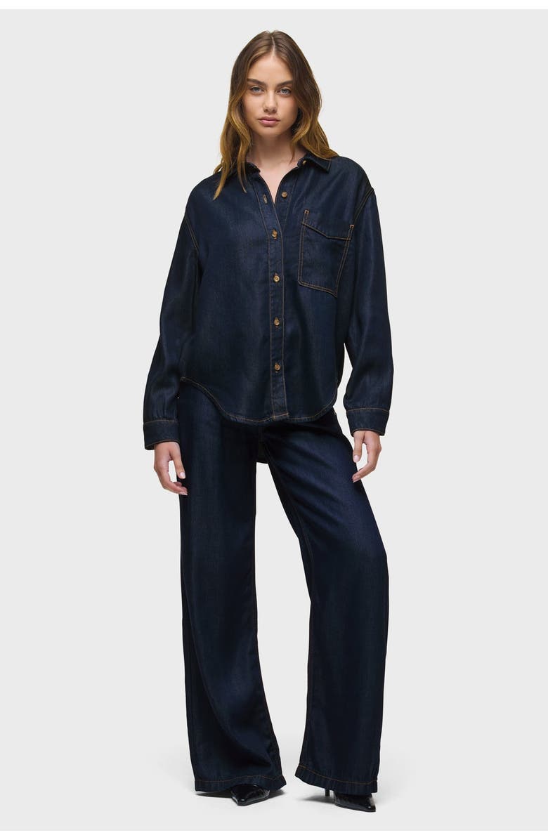 Hudson Jeans James High-Rise Wide Leg Pant, Alternate, color, Rinse