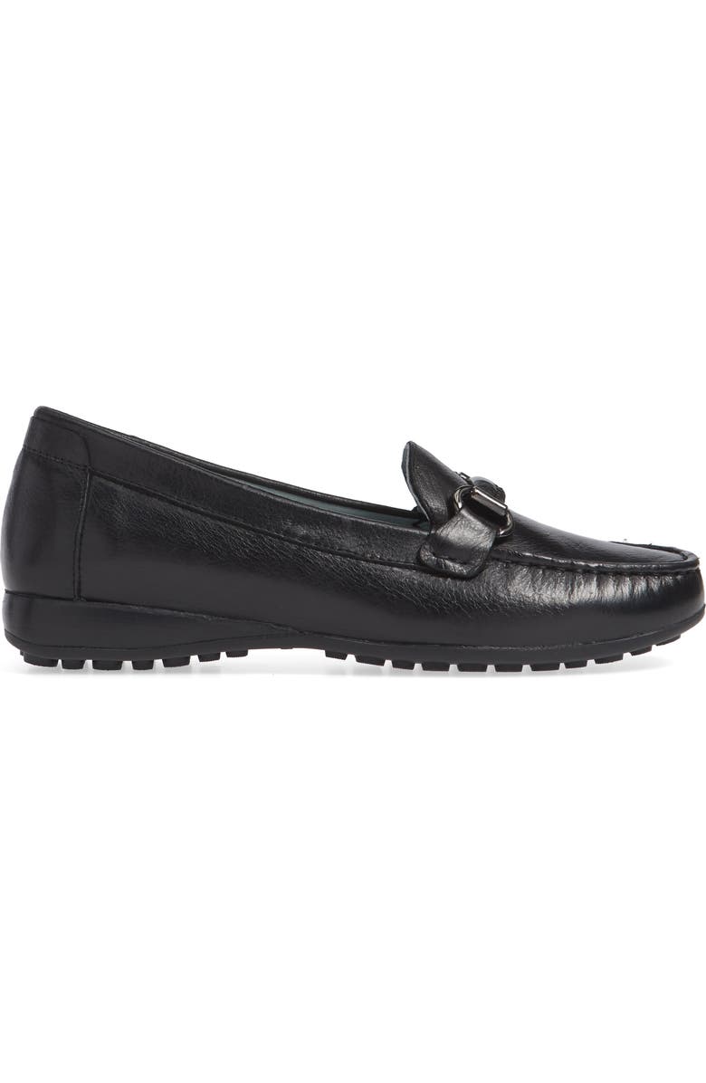 David Tate Sable Loafer, Alternate, color, Black Tmbl Calf