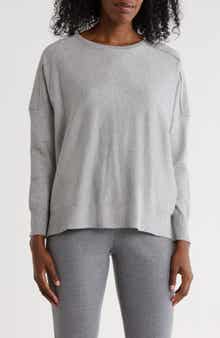 Adrianna Papell Drop Shoulder Tunic Sweater