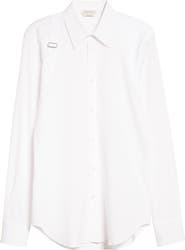 McQueen Alexander McQueen Harness Stretch Poplin Men's Button-Up Shirt