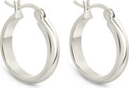 Sterling Forever Tabitha Polished Hoop Earrings