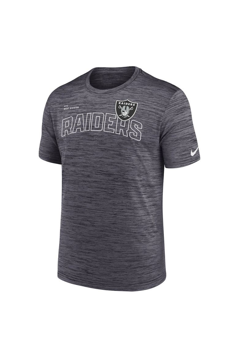 Men's Nike  Black Las Vegas Raiders Velocity Arch Performance T-Shirt, Alternate, color, Black