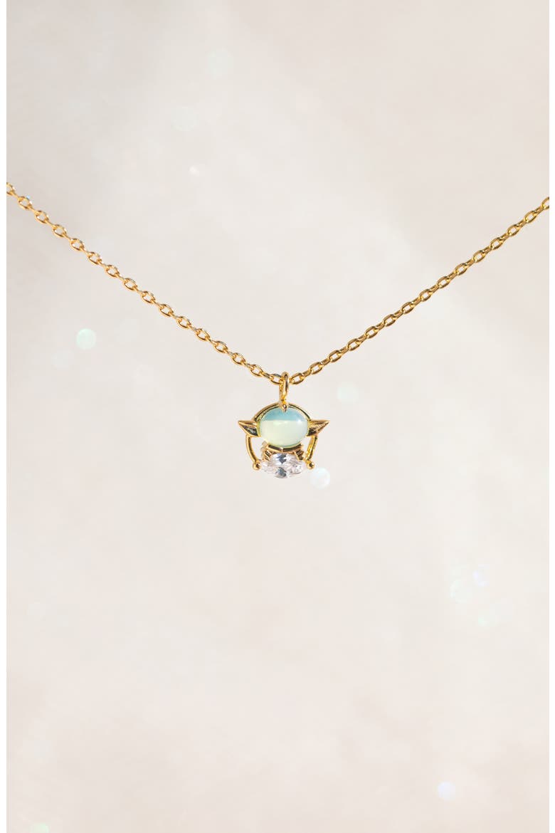 Star Wars Grogu Pendant Necklace, Alternate, color, GOLD