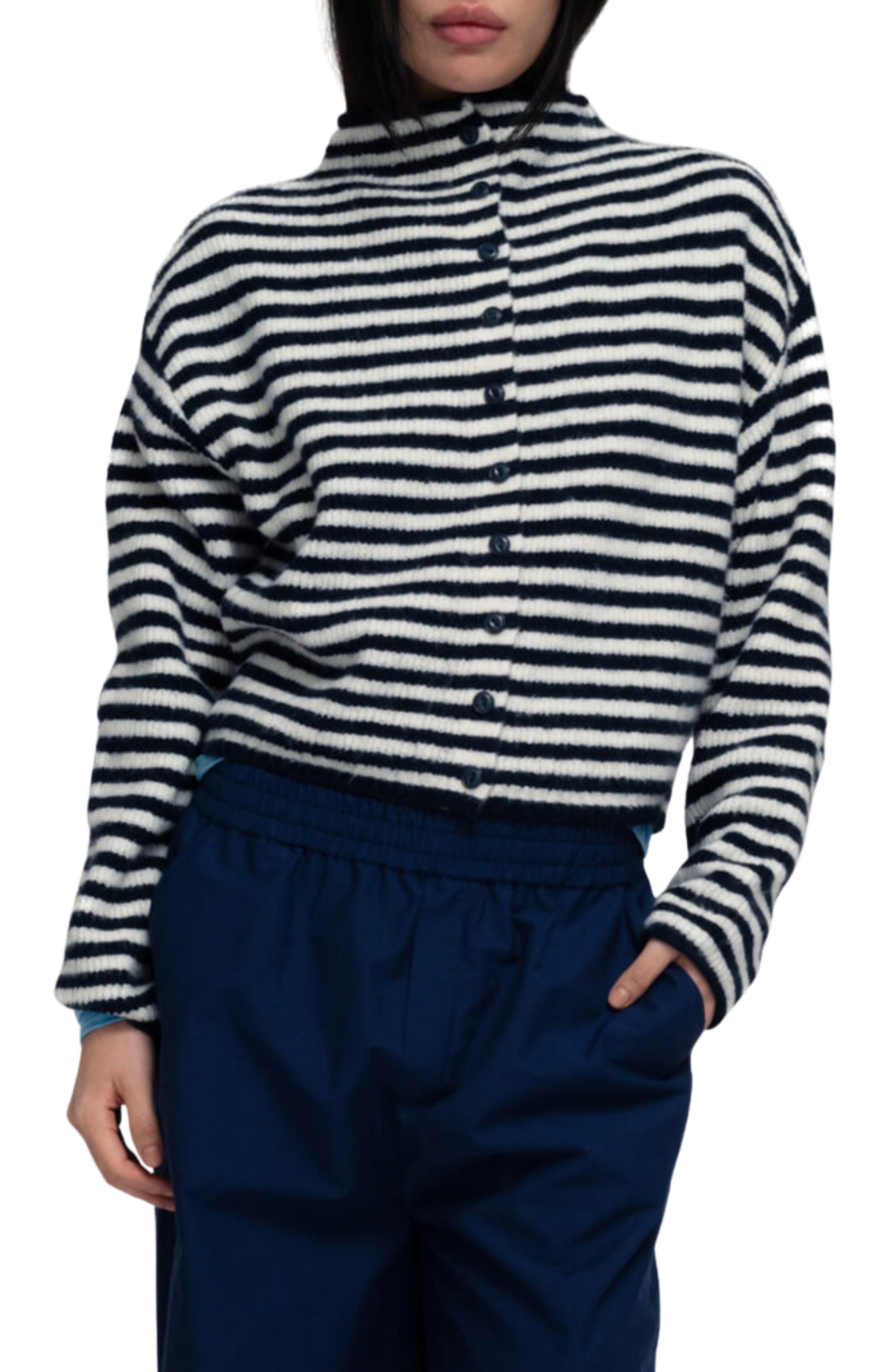 selected NAVY AND WHITE