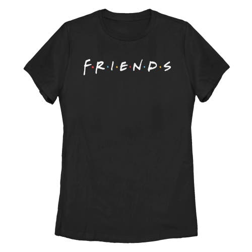 Friends Classic Tv Logo  Graphic T-shirt In Black