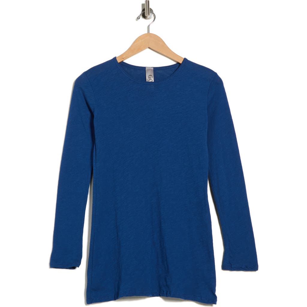 Go Couture Long Sleeve T-shirt In Blue