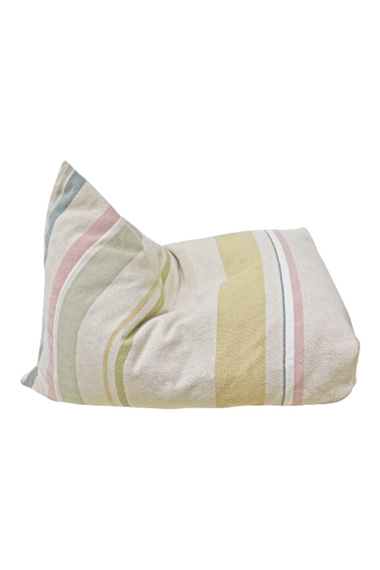 Cleo Pouf, Alternate, color, MULTI STRIPE