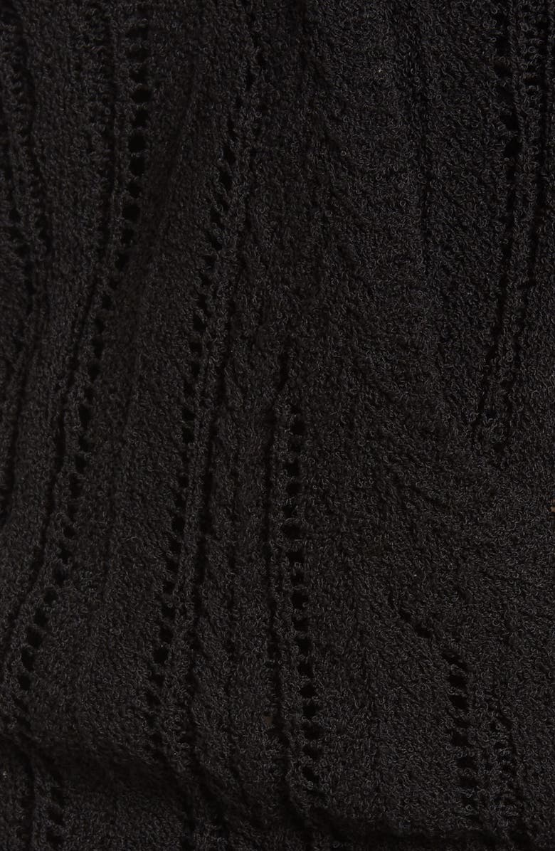 ASTR the Label Wrap Front Pointelle Sweater, Alternate, color, 