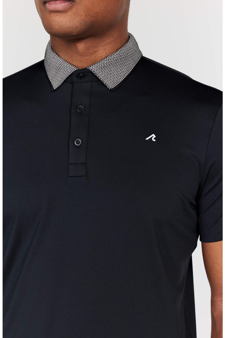 Darby Contrast Collar Performance Golf Polo, Alternate, color, TUXEDO