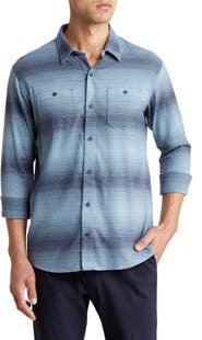 TravisMathew Good Luck Stripe Button-Down Shirt