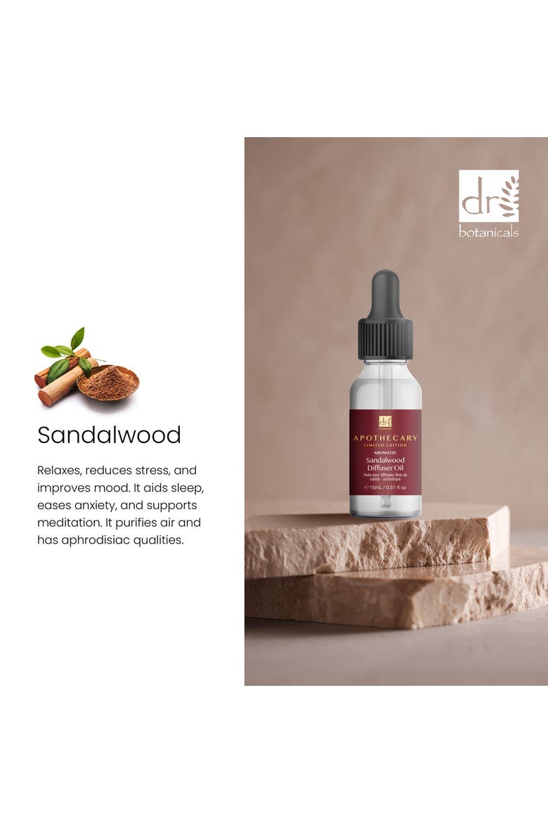 Aromatic Sandalwood Diffuser Oil 15ml, Alternate, color, None