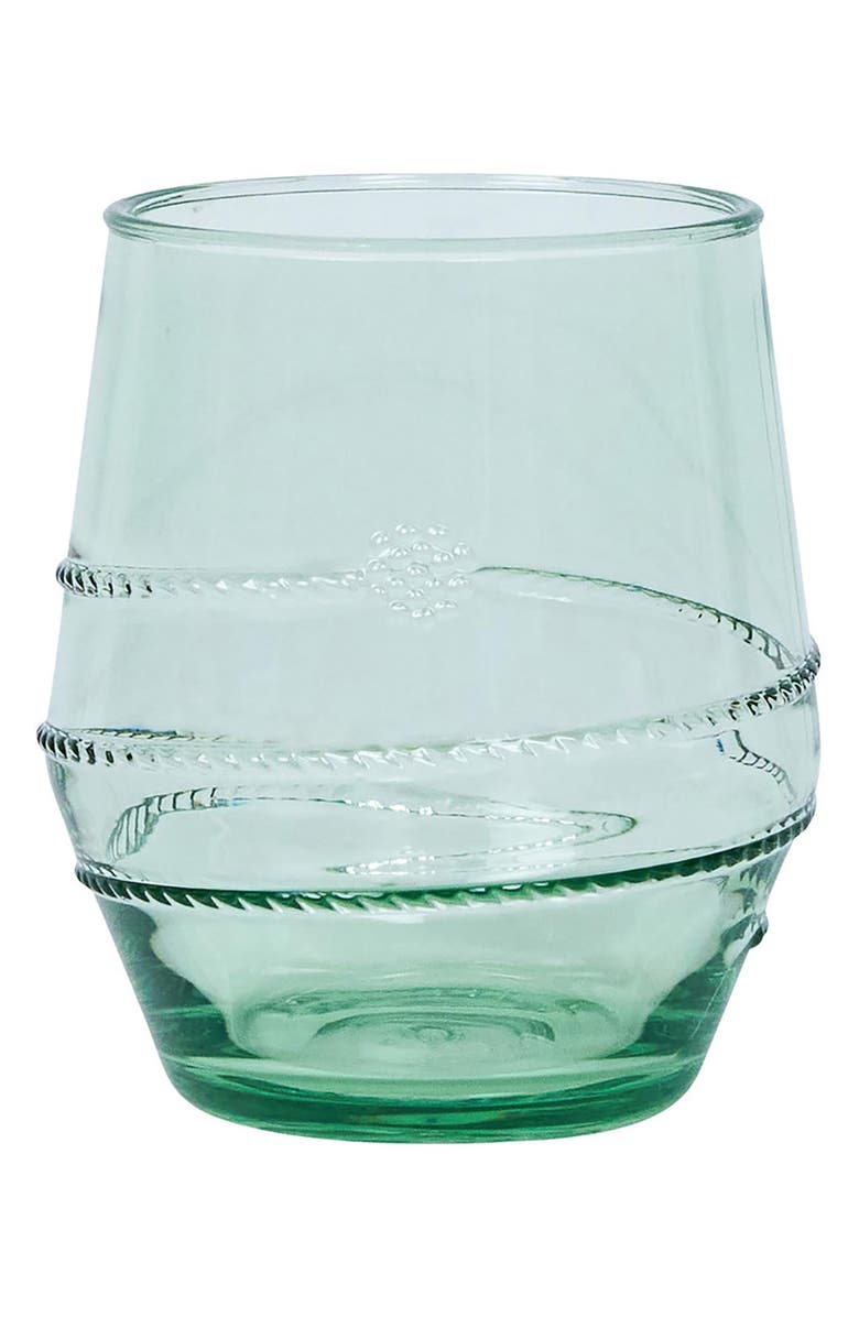 Juliska Amalia Set of 4 Acrylic Tumblers, Alternate, color, Seagrass