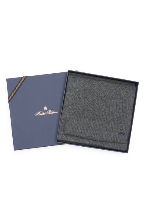 Wool Blend Beanie & Scarf Set