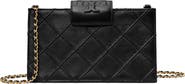 Tory Burch Mini Fleming Soft Quilted Leather Wallet on a Chain