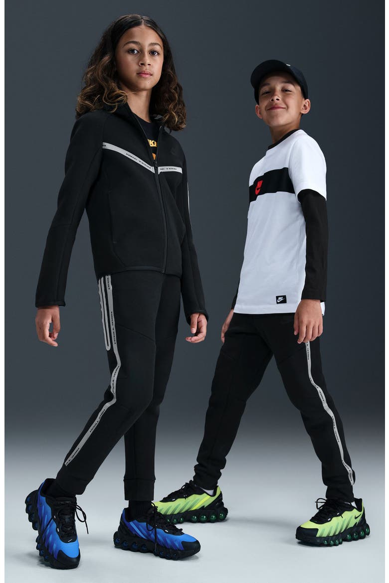 Kids' Sportswear Tech Fleece Joggers, Alternate, color, 010 BLACK/BLACK/BLACK