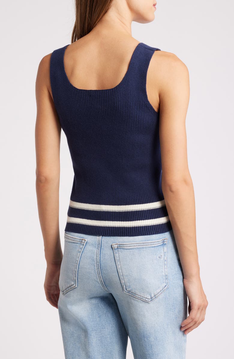 NZ ACTIVE by NIC+ZOE Unwind Sweater Tank, Alternate, color, Ink