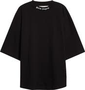 Palm Angels Back Logo Oversize Cotton Graphic Tee