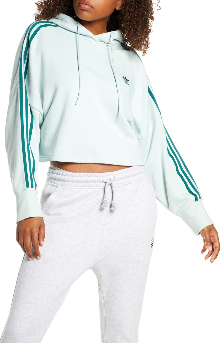 adidas Originals Crop Hoodie, Main, color, 