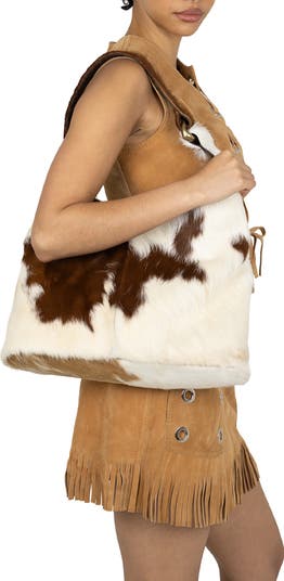 Wonder Genuine Calf Hair Shoulder Bag