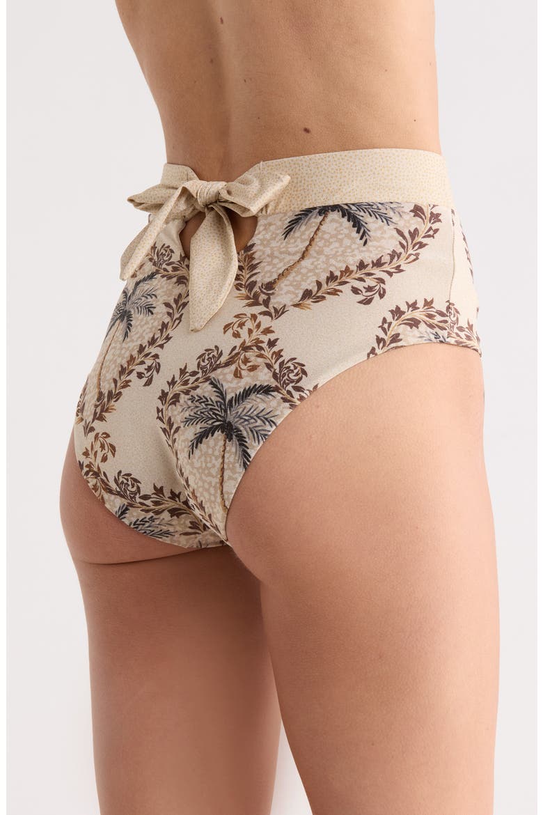 High Waist Bikini Bottoms, Alternate, color, SIROCCO