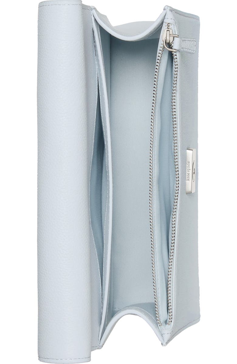 Kate Spade New York deco mixed media convertible leather crossbody bag, Alternate, color,