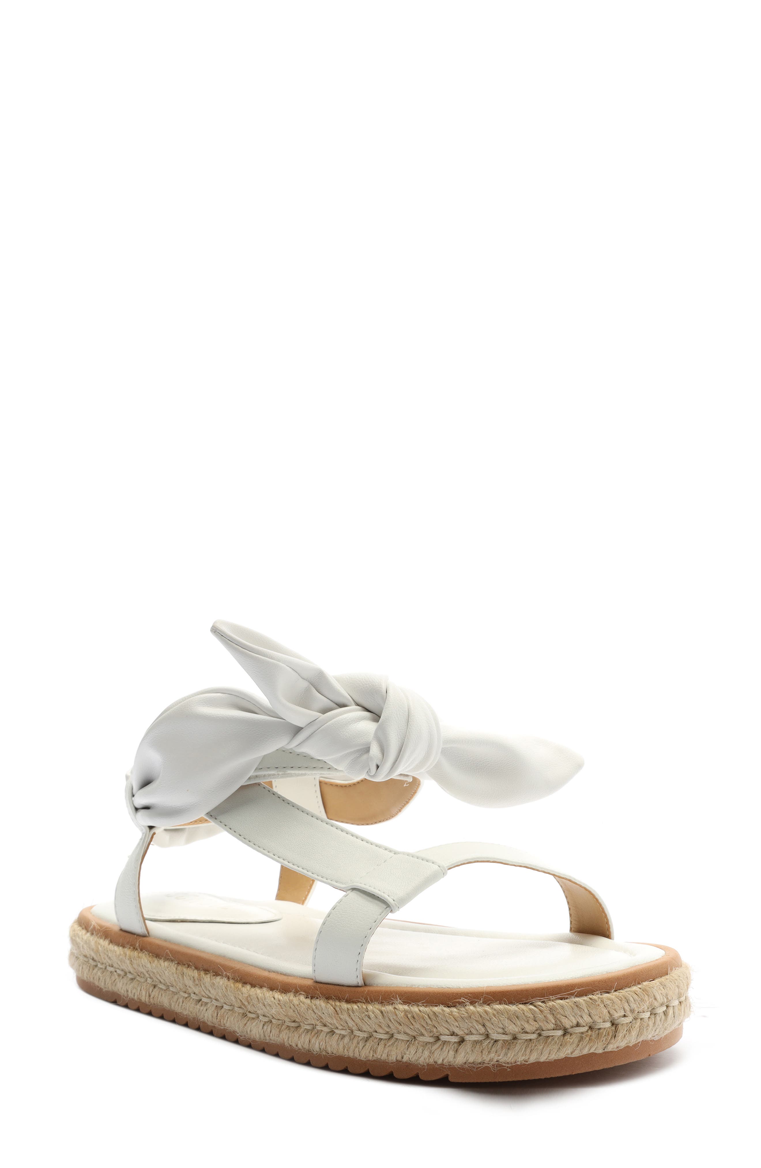 Wronny Espadrille Platform Sandal, Main, color, WHITE