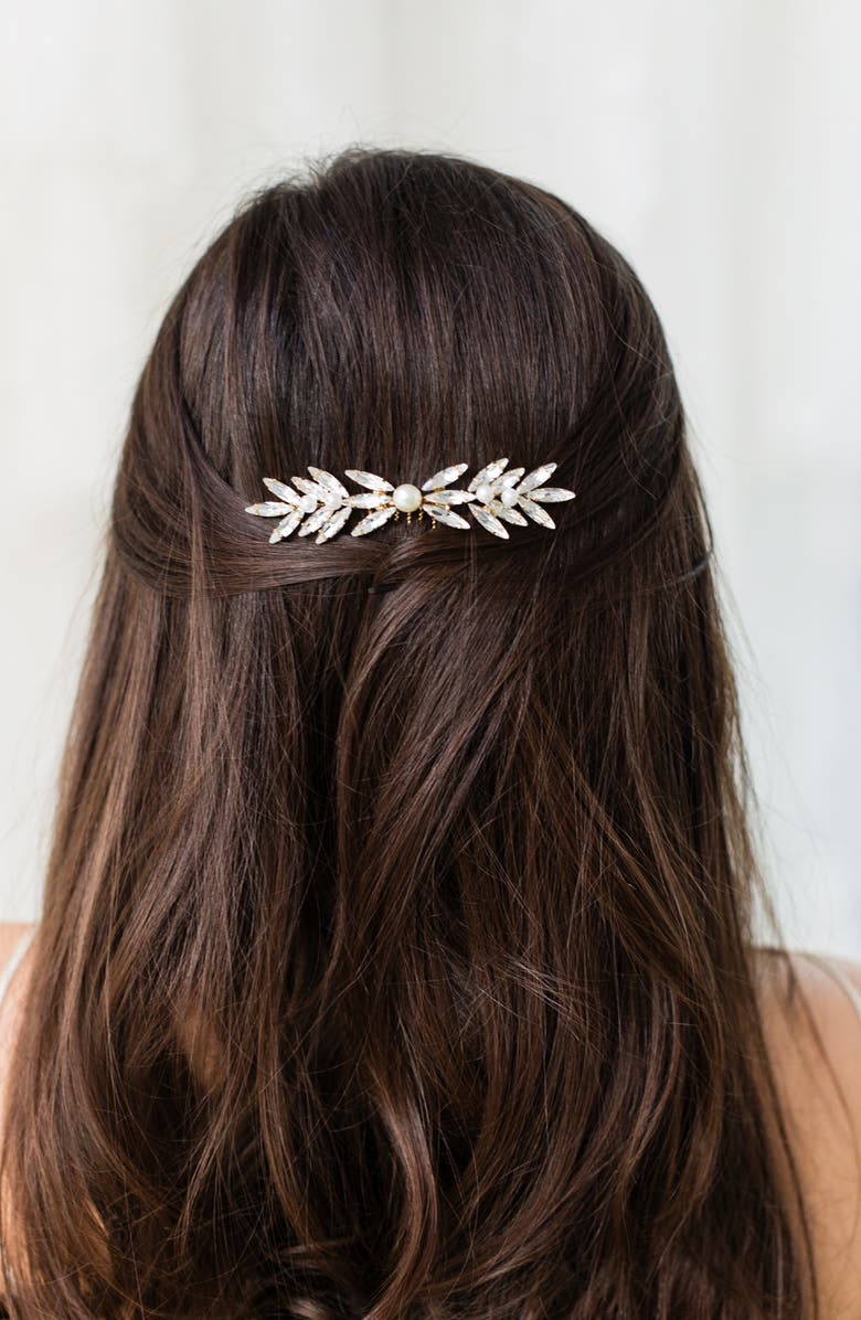 Brides & Hairpins Gemma Hair Comb, Alternate, color, Silver