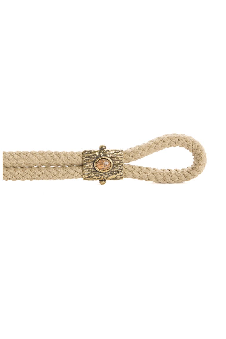 Aleea Embellished Rope Belt, Alternate, color, KHAKI