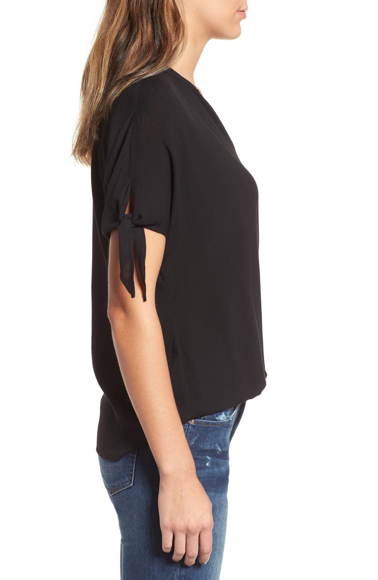 Ella Moss Stella Tie Sleeve Blouse, Alternate, color, 