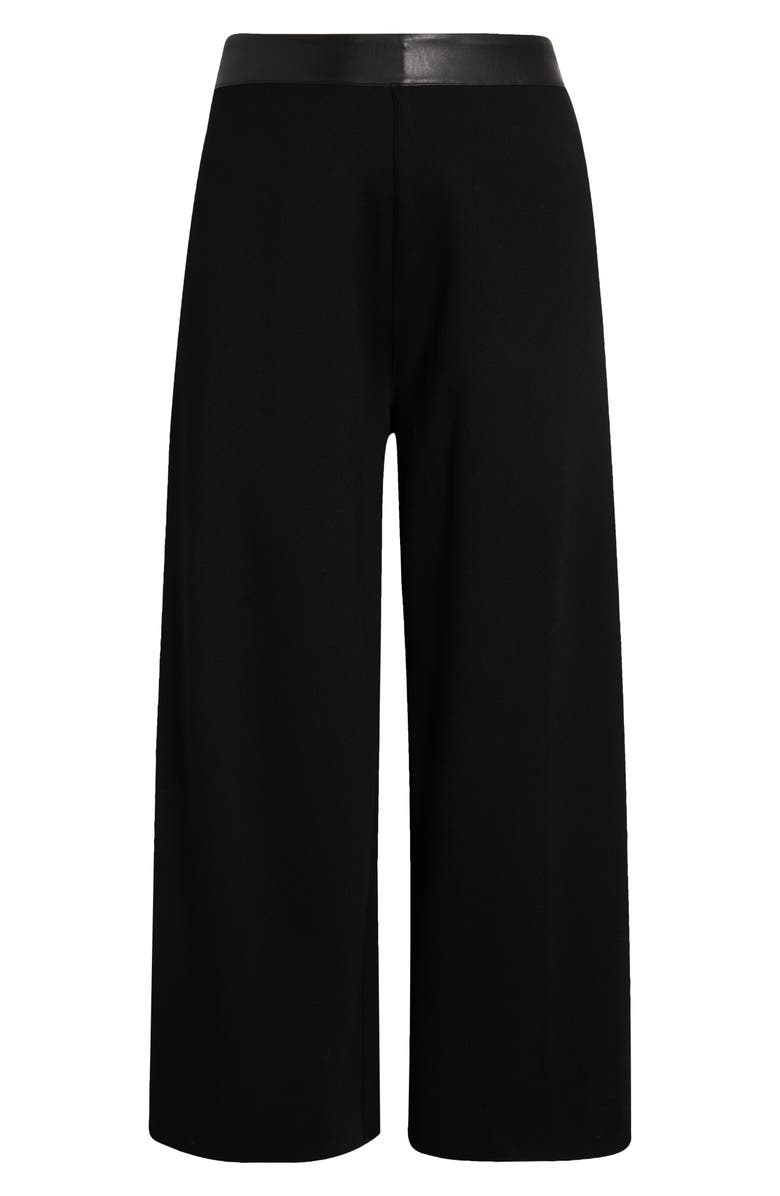 Lysse Denver High Waist Ankle Wide Leg Ponte Pants, Alternate, color, Black