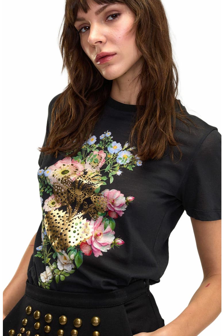 Heart of Gold Tee, Alternate, color, BLACK