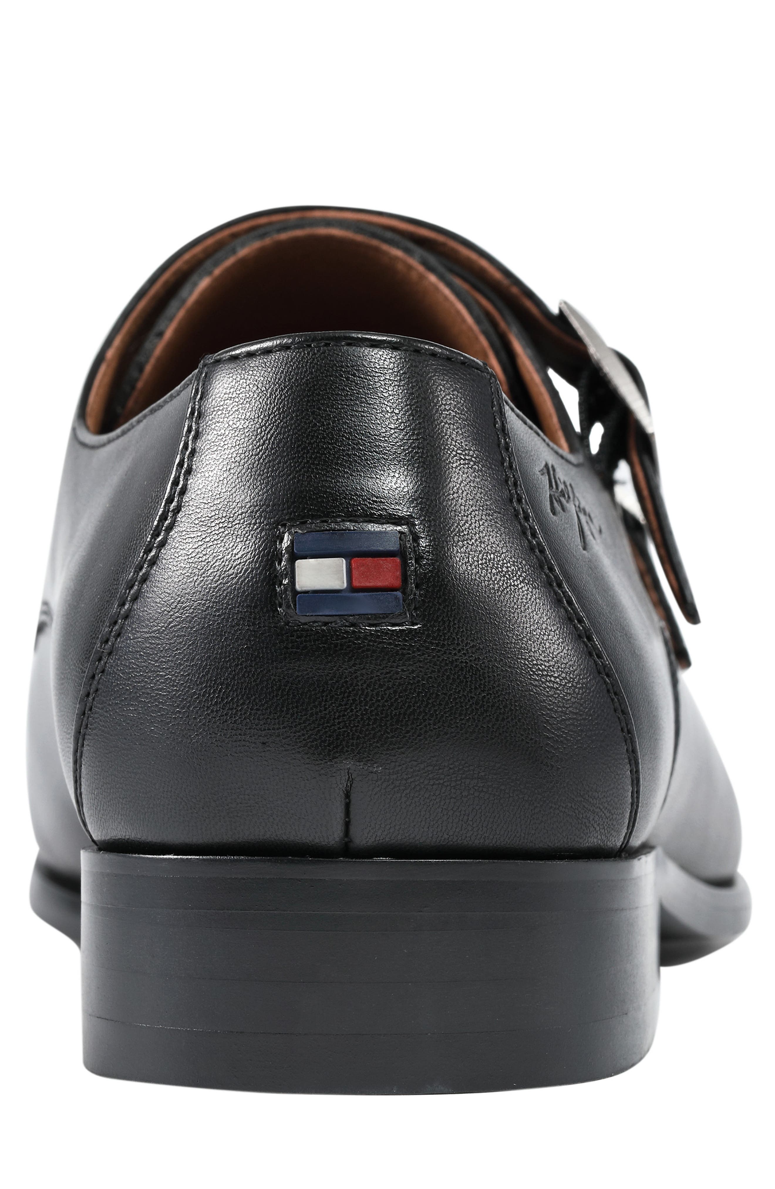 Tommy Hilfiger Summy Double Monk Strap Shoe, Alternate, color, Black