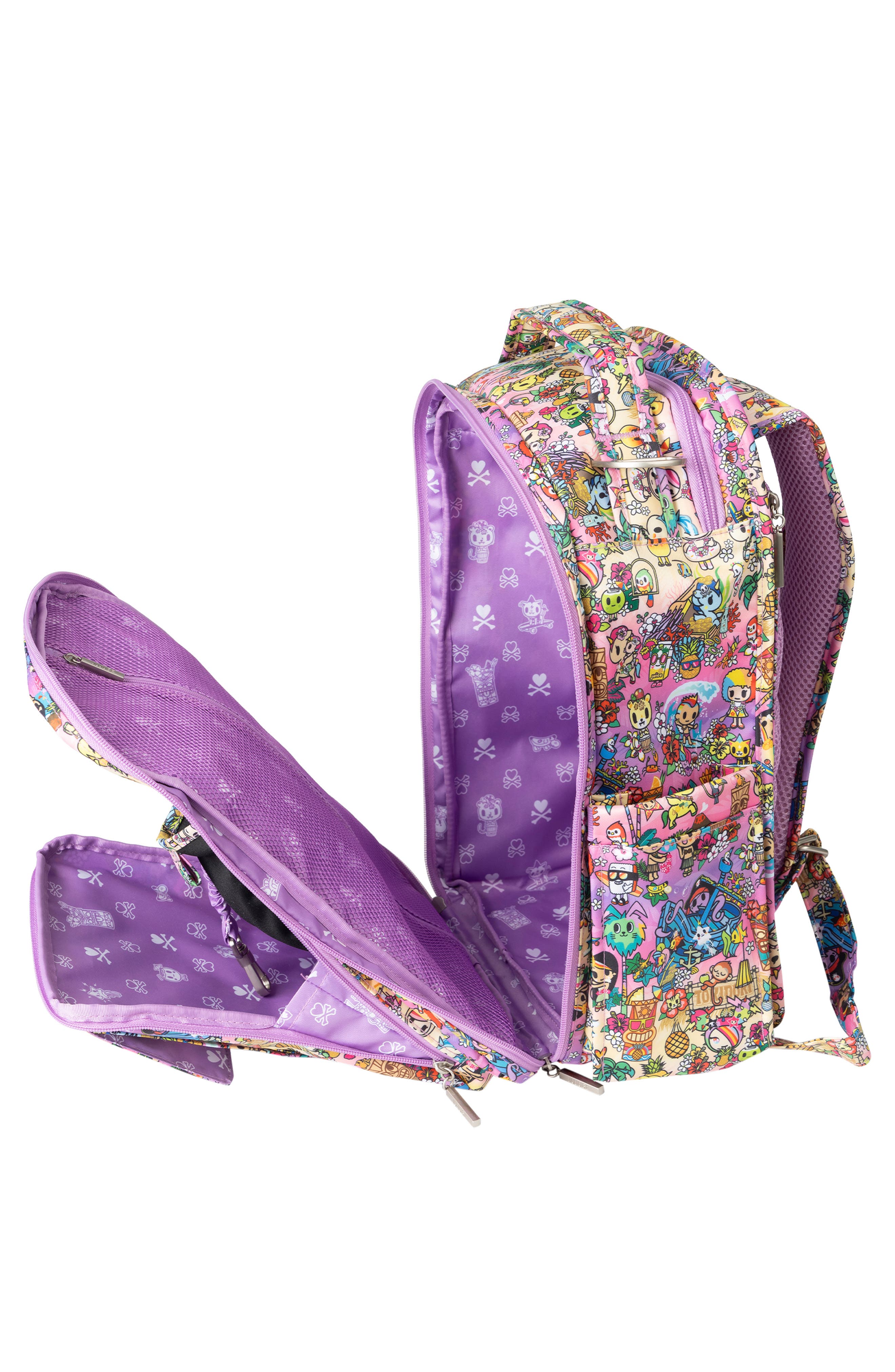 JuJuBe Be Right Back Diaper Bag, Alternate, color, Toki Tiki