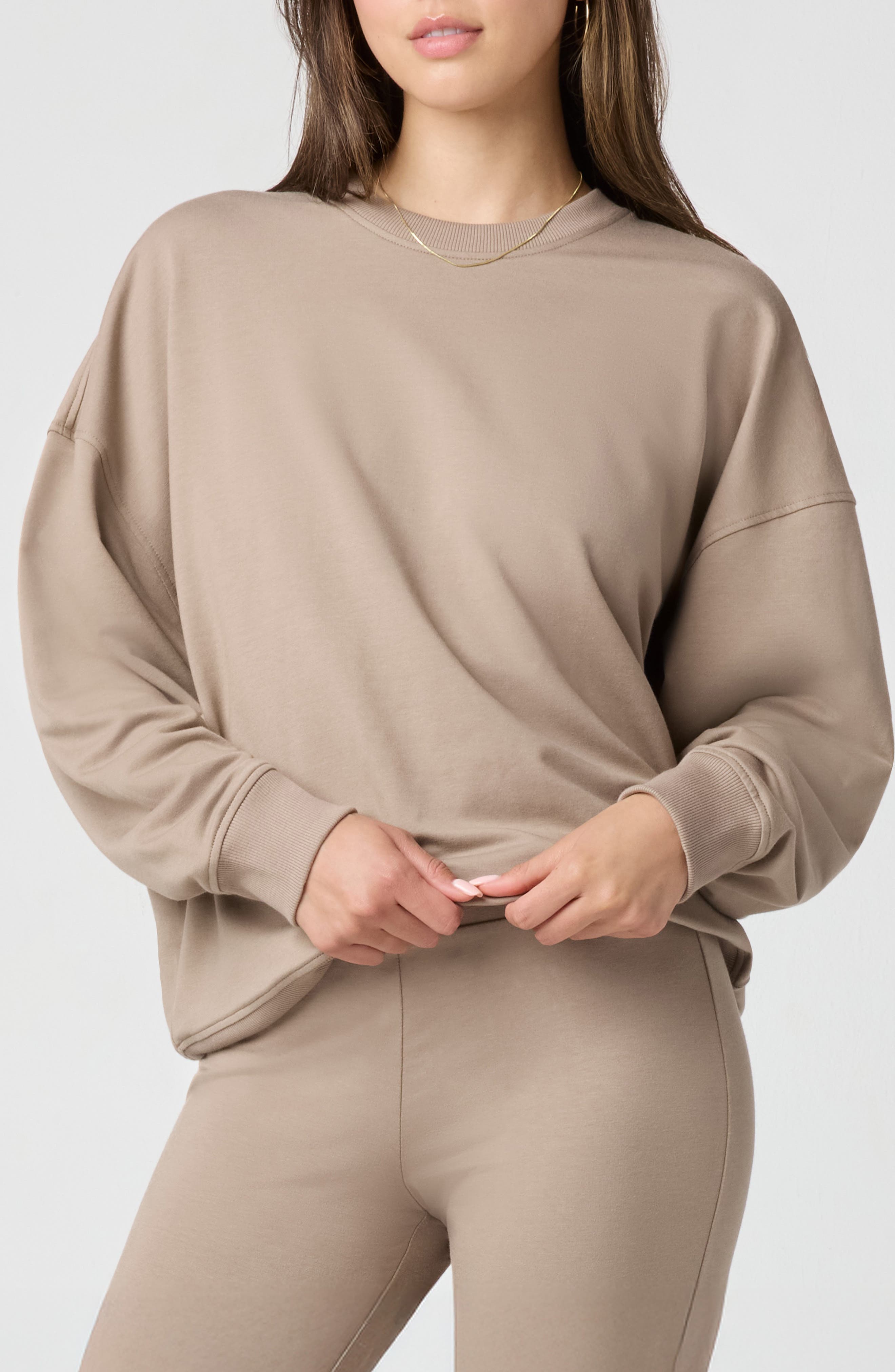 Florence by Mills Sporty Terry Crew Sweatshirt