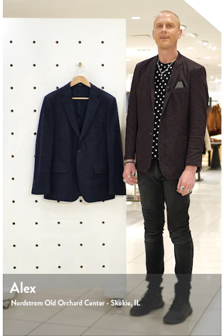 Traditional Fit Wool & Cashmere Sport Coat video