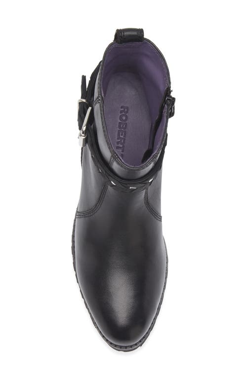 Robert Zur Nicolle Buckle Strap Bootie In Black