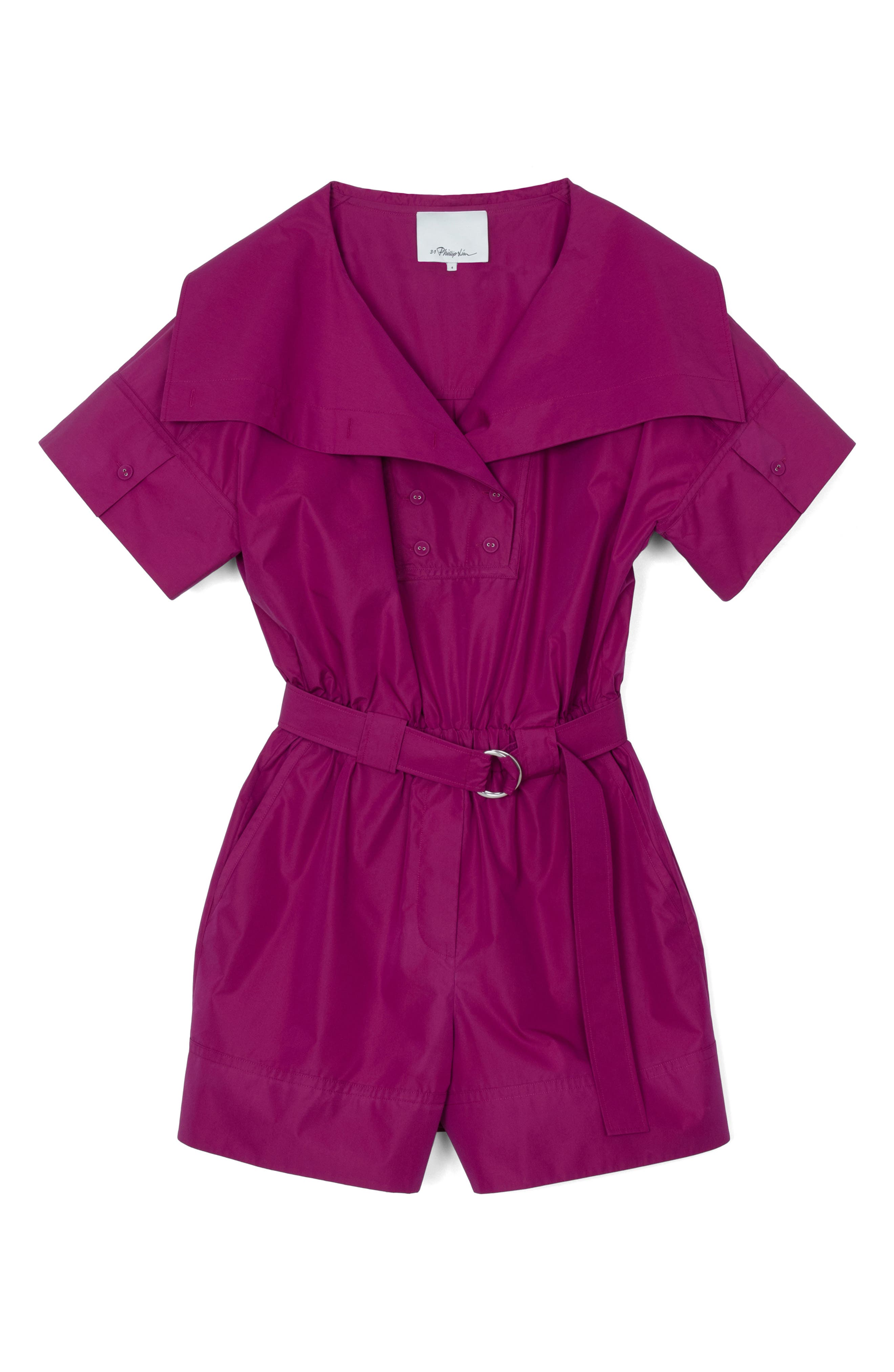 Utility Belted Romper