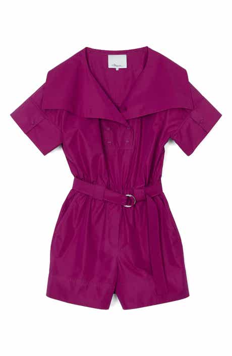 Utility Belted Romper