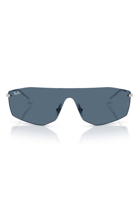 141mm Irregular Shield Sunglasses