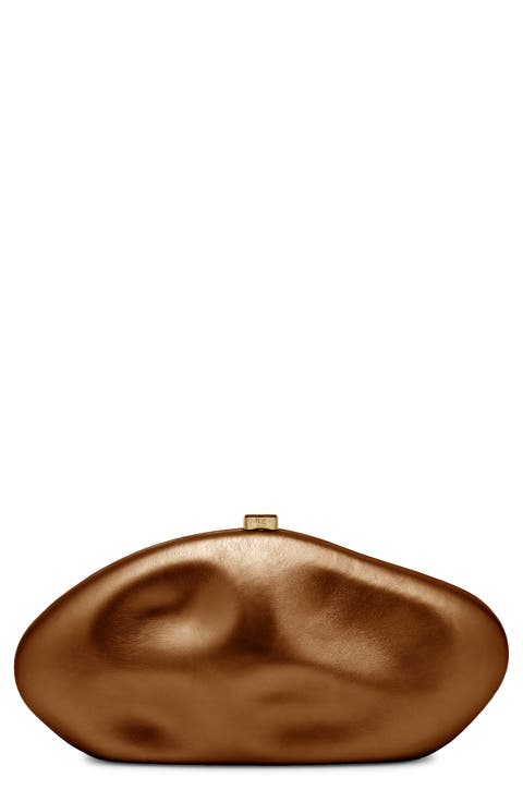The Caldera Leather Clutch
