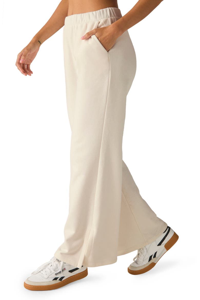 Open Ended Mid Rise Wide Leg Pants, Alternate, color, FRESH SNOW