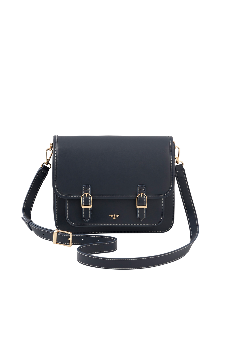 Fable England Ditsy Satchel, Main, color, Navy