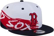 New Era Men's New Era White/Navy Boston Red Sox 9FIFTY Snapback Hat